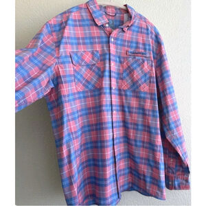 Vineyard Vines Performance Harbor Button Shirt Mens Lobster Reef